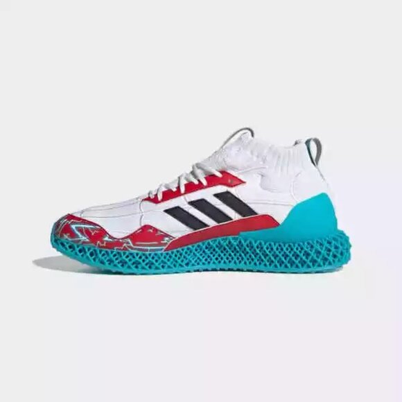 Adidas Marvel Spiderman 2 Ultra 4D Mid Mens Running Shoes White IG5342 NEW Multi - Picture 4 of 10